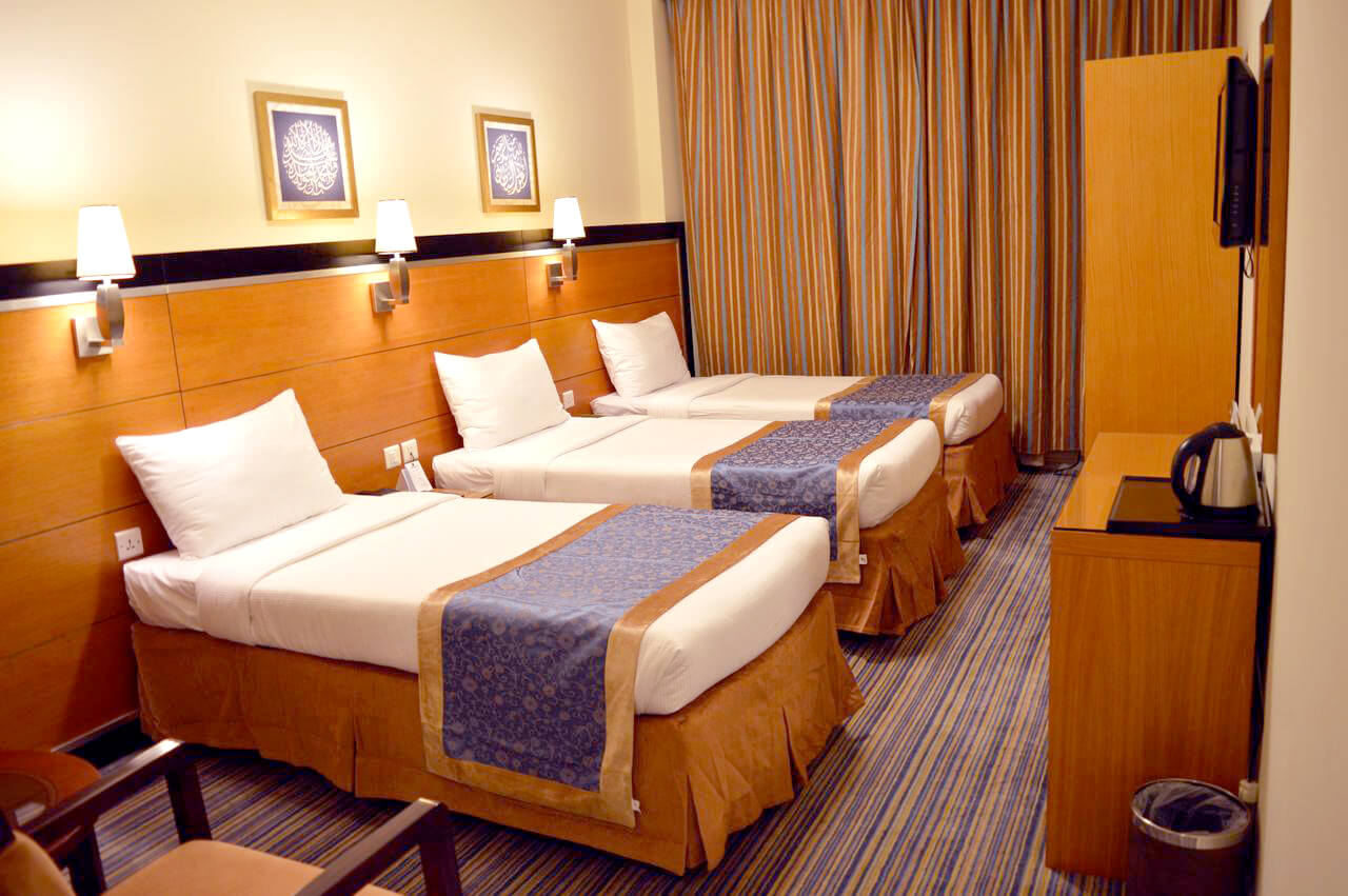 Triple Room in Al Eiman Taibah Hotel, Madinah